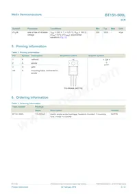 BT151-500L Datasheet Pagina 2