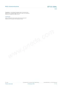 BT151-500L Datasheet Pagina 11