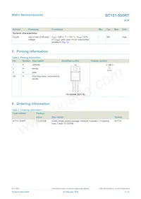 BT151-500RT Datenblatt Seite 2