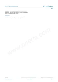 BT151S-500L Datasheet Pagina 11