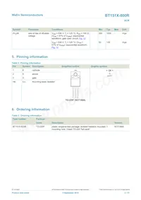 BT151X-800R數據表 頁面 2