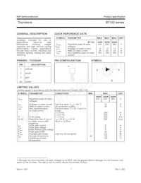 BT152-400R Datasheet Pagina 3