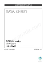 BT258X-500R Datasheet Cover
