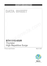 BTH151S-650R Datenblatt Cover