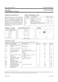 BTH151S-650R Datasheet Pagina 2