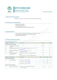 BYC10DX-600 Datenblatt Cover