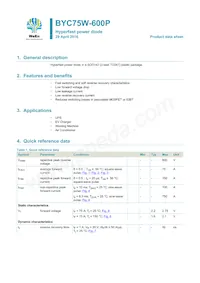 BYC75W-600PQ數據表 封面