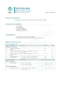 BYV25X-600數據表 封面