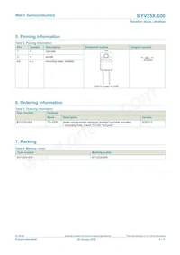 BYV25X-600數據表 頁面 2