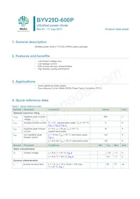 BYV29D-600PJ Datasheet Copertura