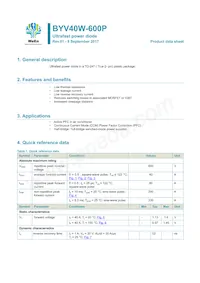 BYV40W-600PQ Datasheet Copertura