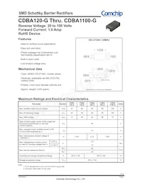 CDBA180-G Datasheet Copertura