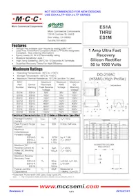 ES1C-TP Datasheet Copertura