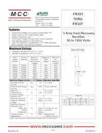 FR307-AP Datasheet Cover