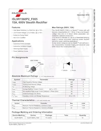 ISL9R1560P2-F085 Datasheet Pagina 2