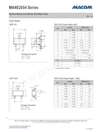 MA4E2054B1-287T Datasheet Pagina 5