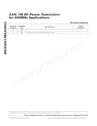 MAX2602ESA-T Datasheet Page 6