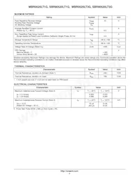 MBR0520LT3 Datasheet Page 2