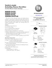 MBRB1045 Datasheet Copertura