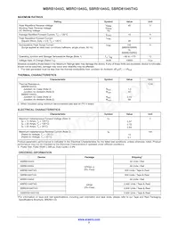 MBRB1045 Datasheet Pagina 2