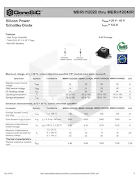 MBRH12035R Datenblatt Cover