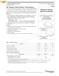 MRF6S19140HSR5 Datenblatt Cover