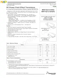 MRF7S21210HSR5 Datenblatt Cover