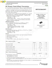 MRFE6S9045NR1 Datenblatt Cover