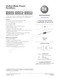 MUR420 Datasheet Cover