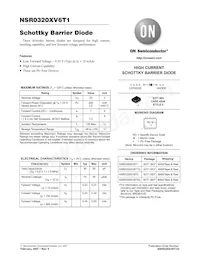 NSR0320XV6T1 Datenblatt Cover