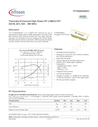 PTFB093608SVV2R250XTMA1 Datasheet Copertura