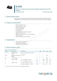 S1DRX Datasheet Cover