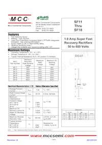 SF18-TP Datasheet Cover