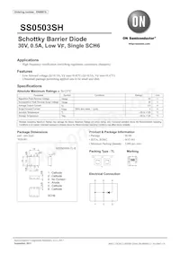 SS0503SH-TL-E Datasheet Copertura