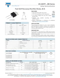 VS-20ETF06-M3 Datenblatt Cover