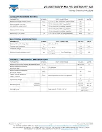 VS-20ETS08FP-M3 Datasheet Pagina 2