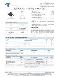 VS-30WQ06FNTRRPBF Datasheet Copertura