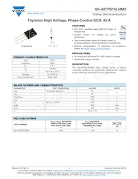 VS-40TPS16LHM3 Datasheet Cover