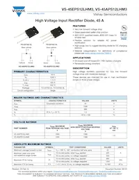 VS-45APS12L-M3 Datasheet Copertura