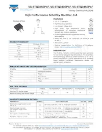 VS-6TQ040SPBF Datasheet Copertura