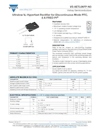 VS-8ETL06-N3 Datasheet Copertura