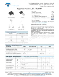 VS-8ETX06STRRPBF Datenblatt Cover