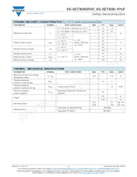 VS-8ETX06STRRPBF Datenblatt Seite 2