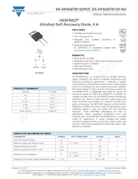 VS-HFA08TB120-N3 Datasheet Copertura