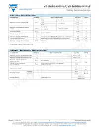 VS-MBRB1045TRRPBF Datasheet Page 2