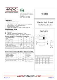 1SS400-TP Datasheet Copertura