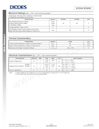 B160AF-13 Datasheet Pagina 2