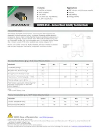 CD2010-B140 Datasheet Cover