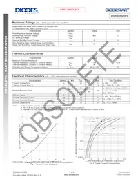 DSR6U600P5-13 Datasheet Page 2