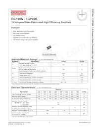 EGP30C Datasheet Pagina 2